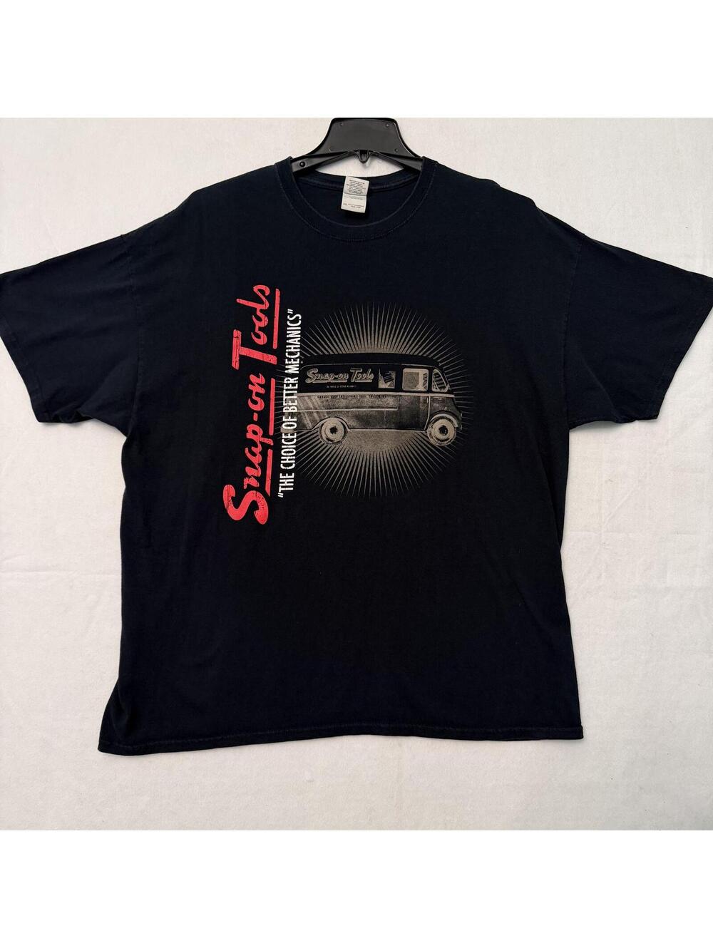 Snap-On Tools T-Shirt Size 2XL Black "The Choice Of Better Mechanics" VTG Truck